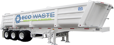 ecowaste contenedor carga quinta rueda